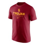 USC Trojans Men's Nike Cardinal Football Dri-FIT Team Issue T-Shirt
